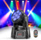 UKing 7X15W Cabeza Móvil LED RGBW Iluminación de Escenario Luces de Fiesta 5 Modo con Control Remoto para Bar DJ Disco Party Ballroom-Nueva Versión