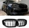 YIUBCZOQI F40 Kühlergrill für BMW 1er F40 M135i 118i 120i Grill Nieren Doppelsteg Sport Glanz Schwarz 2019 2020 2021 2022 2023 2024