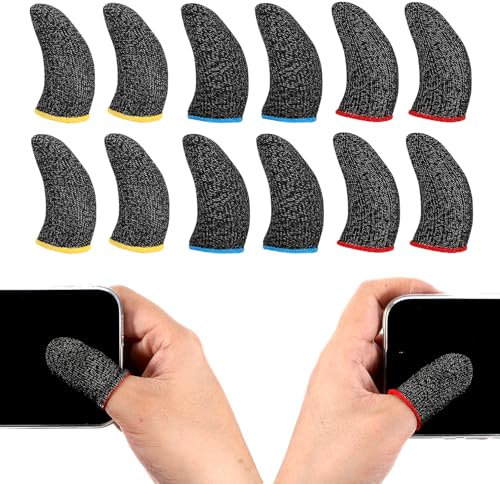 30 Stück Gaming Zubehör Finger Sleeves Mobile Gaming Finger Sleeve Finger Sleeves Pubg Finger Sleeve Gaming Fingerkuppenschutz Handy Daumenschutz Rutschfeste Finger Handy Für Jedes Spiel Mobilgerät