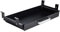OSteed Under Desk Drawer Organizer 54cm Black Upgraded with Adjustable Brackets, Sliding Pull-Out Under Table Pencil Drawer, Office Standing Desk Drawer Attachment for Workbench