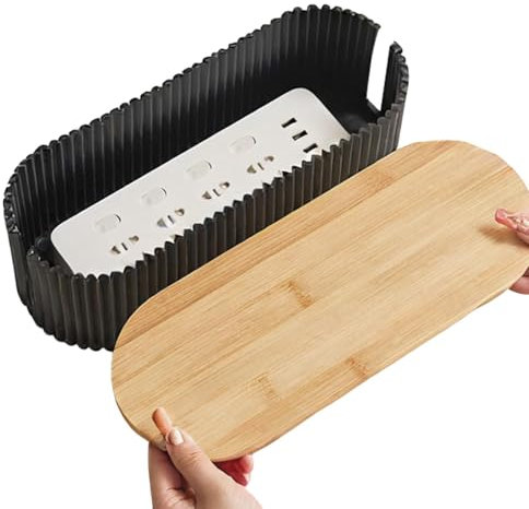 Générique Organisateur à mémoire de câble, Boîte de gestion du câble Organisateur de câble Habitage de câble Câble Management Management Tidy Extension Hiders Concerner pour le salon, salle d'étude