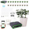 Sistema di irrigazione automatico WiFi con doppia pompa, controllo app, sistema di irrigazione per balcone, tubo da 15 m, sistema di irrigazione da giardino per 20 piante in vaso (grigio)