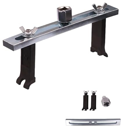 CeoxThao Universel pour Enlever le Couvercle du Réservoir de Carburant et la Pompe à Carburant, Outil Démontage de Réparation Essence Polyvalent Ajustable de 23 à 190 mm avec Clé à Molette
