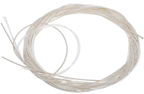 Gitarrensaiten Klassisch 1 Satz für Klassische Gitarre, Nylon Weiß | Spielen und Lernen, Vielseitig Einsetzbar, Langlebig, Reine Klangqualität, Metall Kunststoff Zubehör