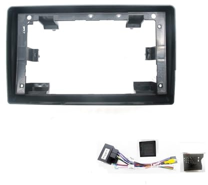 Marco Estéreo Radio Coche Arnés Cableado Cable Adaptador Corriente Decodificador Canbus 9 Pulgadas para Peugeot 308 T9 2013-2021 Kit Instalación Marco Radio Coche(Frame canbus A)