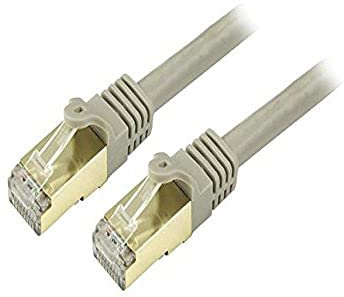 StarTech.com 6 in CAT6a Ethernet Cable - 10 Gigabit Shielded Snagless RJ45 100W PoE Patch Cord - 10GbE STP Network Cable w/Strain Relief - Gray Fluke Tested/Wiring is UL Certified/TIA (C6ASPAT6INGR)