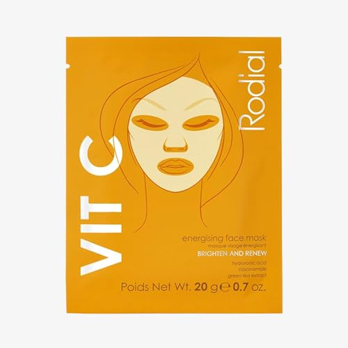 Rodial Vit C Energising Einzelblattmasken, 20 ml