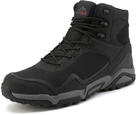 NORTIV 8 Chaussures de Randonnée Hommes Montante,Size 43,Noir