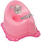 alles-meine.de GmbH Musik & Sound - Anti RUTSCH - Töpfchen/Nachttopf/Babytopf - rosa - pink Tiere - Teddybär - Teddy Bieco - Melody - mit großer Lehne + Spritzschutz - ru..