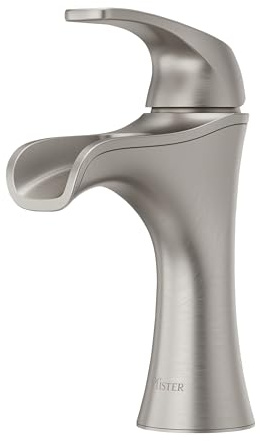 Pfister LF-042-JDGS Jaida Wasserfall-Badezimmer-Wasserhahn, Spot Defense gebürstetes Nickel