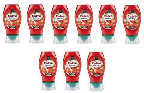 9x Calvé Ketchup Squeeze FritesSoße Tafelsauce natürliche Inhaltsstoffe 250ml