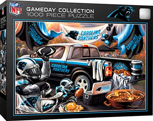 Masterpieces Puzzle mit 1000 Teilen für Erwachsene, NFL Carolina Panthers Gameday, 48,9 x 67,9 cm