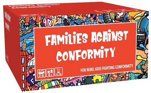 Families Against Conformity: Familien-Kartenspiel für Kinder und Erwachsene