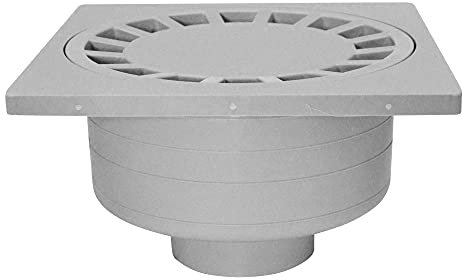 Jardibric - Siphons de Cour (300 x 300 mm, Gris)