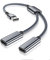 RUXELY USB auf Doppel USB C Buchse Adapter,Dual Typ A Ladekabel Splitter für Apple Watch 8 7,iPhone 15 13 Pro Max 14,SE 3,iPad Air 4 10,Mini 6,Samsung Galaxy S23 S22 S21 Plus Ultra,Z Flip5,Fold5,A54