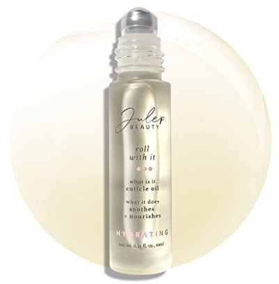 Julep Roll With It Cuticle Oil - Nourishing, Moisturising Vitamin E Oil for Cuticle & Nail Repair - Almond & Jojoba Seed Nail Oil - Convenient, Drip-Free Rollerball Applicator for On-the-Go Nail Care