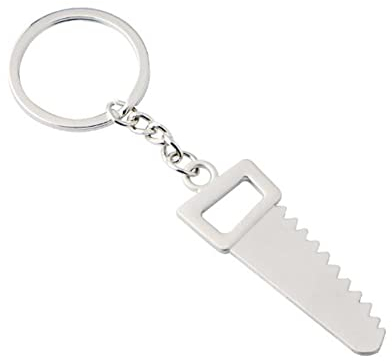 ARFUKA Schlüsselanhänger Mini Säge Anhänger Autoschlüsselanhänger Männer Frauen Keychain für Geburtstag Weihnachten Feiertag