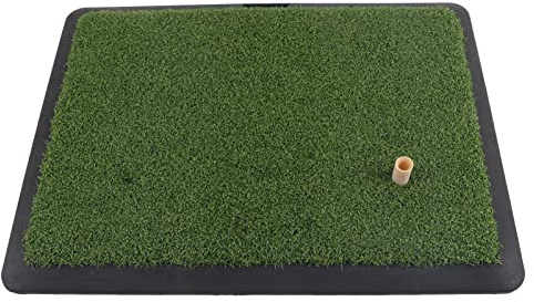 Astibym Golfschlag-Übungsmatte, Samt-Golfmatte, Tragbare Trainingsmatte, Anti-Rutsch-Matte, Golf-Übungsmatte für Gartenhof, Golf