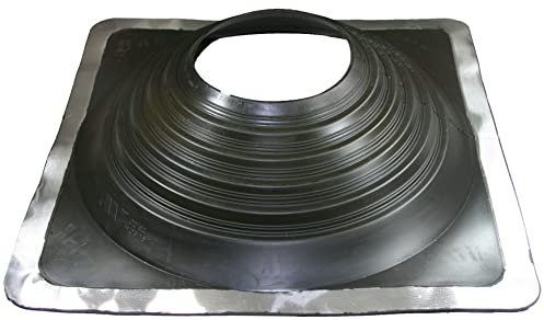MASTER FLASH Penetración en el techo para protección contra la entrada de agua, manguito de tubo, paso de tubería, brida de sellado para techos de chapa Epdm No. 9 241-520 mm