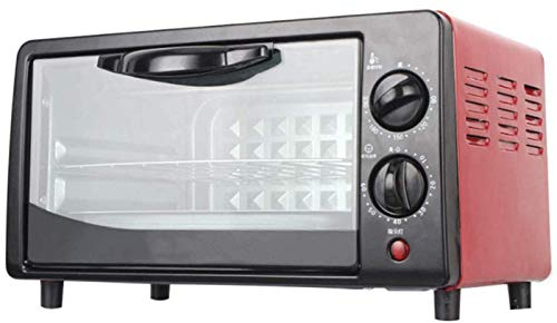 GCCSSBXF Horno microondas multifuncional pequeño para el hogar, 800 W, con utensilios para hornear y estante, control de temperatura ajustable, temporizador de 60 minutos
