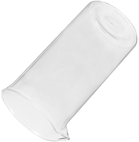 350ml Ersatzbecher Glas mit Ausguss für Kaffeepresse | Pressfilter Ersatzglas, Tragbar und Leicht, Einfach Montierbar für Heiße Getränke