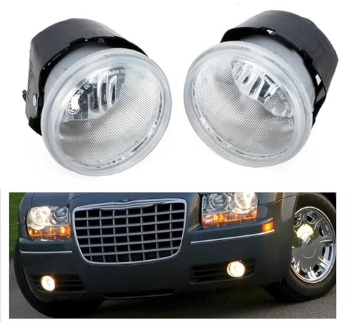 WOZIES Nebelscheinwerfer auto Für Chrysler 300C (5,7 L) 2005 2006 2007 2008 2009 Auto Nebelscheinwerfer Halogen Nebelscheinwerfer 4805857AA 4805857AB