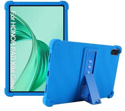 Case for Honor Pad X8a 11 Inch,XLTTONG PC Holder Tablet Silicone Case,Anti-drop for Honor Pad X8a 2024 (Blue)