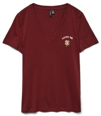 VERO MODA Damen Vmeda Vanessa Ss Top Box JRS Ga