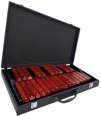 Xylophon-Instrument Für Erwachsene Anfängerinstrument 25-Noten-Xylophon Aus Holz Für Musikunterricht Live-Konzert(C with case)