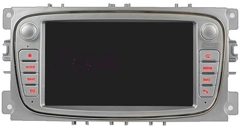 XÉBRAD Lecteur vidéo multimédia autoradio, for Focus, s-Max, for Mondeo, 9 Galaxy c-Max Navigation GPS Android 9.0 sans DVD 2din 2 Din Lecteur de Voiture à écran Tactile(1G 16G Silver)