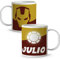 Taza Superhéroes Personalizada con Nombre. Plástico. Vuelta al Cole. Varios Diseños y Colores Interior. IRON