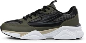 FILA Men's Recade Trainers, Olive Night Castlerock, 8 UK