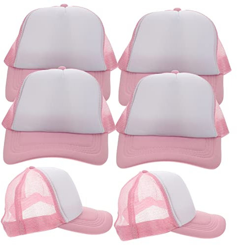 minkissy 10pezzi Baseball Vuoto in Rete per Sublimazione Te Bottone Automatico Traspirante e Leggero per Personalizzazione e