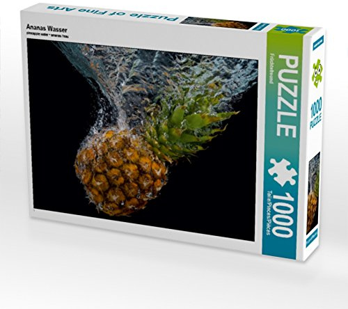 CALVENDO Puzzle Ananas Wasser | 1000 Teile Lege-Größe 64 x 48 cm Foto-Puzzle für glückliche Stunden