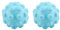Set di 2 Sfere per Asciugatrice, Palle per Lavatrice e Asciugatrice, Palline per Asciugatrice Antipiega, Palle per Bucato Riutilizzabili, Effetto Ammorbidente, Blu