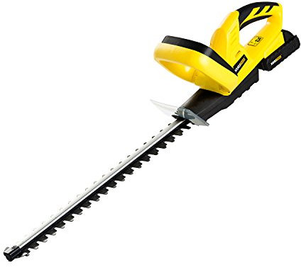 kukumax 20V 2Ah Tagliasiepi a Batteria - Tagliaerba Senza Fili e Leggero, Lunghezza di Taglio 51 cm- Batteria e caricabatteria Inclusi