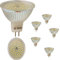 Mengjay 5 Stück MR16 3W LED Lampen Birnen Cold weiß (7000k) ，60 SMD 2835, 320 lumen, AC/DC 12V, Led - Winkel 120 °, CRI:80 ，Kein Stroboskop effekt