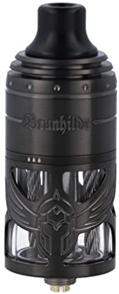 VapeFly Brunhilde MTL RTA Clearomizer 5 ml, Durchmesser 23 mm, Verdampfer für e-Zigarette, gunmetal 21501.00003