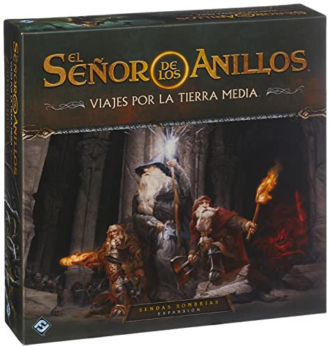 Fantasy Flight Games | Viajes por la Tierra Media: Sendas sombrías | Expansión | Juego de Mesa Cooperativo de Aventuras | A Partir de 14 Años | De 1 a 5 Jugadores | 1-2 Horas por Partida | Español