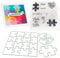 Puzzle Stanzformen, Schablone Kohlenstoffstahl sterben Metall Prägeschablonen Puzzle Liebe Stanzformen mit Stempeln für Kartenherstellung Dekoration und DIY Handwerk Scrapbooking Fotoalbum Dekorativ