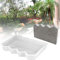 FYBlossom Gartenzaun Betonform Kunststoffformen Für Beton, Gehwegen Plastikformen Schalungsform Gießform, DIY Kunststoff Garden Walk Maker Form, Kunststoff Zement Ziegelform Für Garden Lawn Courtyard