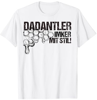Dadantler Imker mit Stil Damen Herren Dadant Bienen Imker T-Shirt