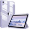 FINTIE Coque pour iPad Mini 7 2024 (A17 Pro) / iPad Mini 6 2021 8.3 Pouces - [Rangement de Pencil] Etui Arrière Transparent Clair Housse Fine et Antichoc Veille/Réveil Auto, Lilas