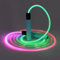Flintronic Springseil Erwachsene Fitness, 280cm Speed Rope mit LED Licht, Verstellbare Skipping Rope, Jump Rope mit Anti-Rutsch Griffe für Intervalltraining Training (Blau A)