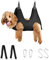 MACUNIN Dog Grooming Hammock Grooming Kit, Pet Nail Trimming Harness for Dog and Cat, Nail Cutting Helper for Small and Large Pet Bathing Shower Supplies (Medium, Black)