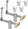 Wisboey da Tavolo Regolabile per la Lavorazione Legno 4 Fori per Cani da 20 Mm, Morsetto per Morsetto Morsa Panche Strumenti per Falegnameria