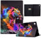 LSPCASA Galaxy Tab A8 Cover For Samsung A8 2022/2021 SM-X200/X205/X207 Stand Folio Cover Guscio Protettivo Con Funzione Auto Wake/Sleep Cover Galaxy A8 Tab Colore Tigre
