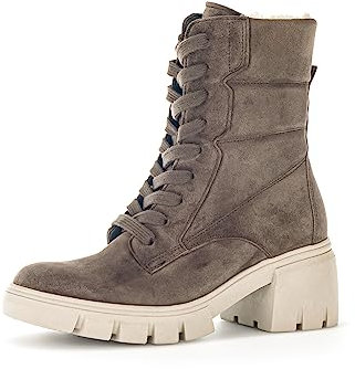 Gabor Damen Combat Boots, Frauen Stiefeletten,Wechselfußbett,Best Fitting,schnürstiefel,stiefel,booties,mohair (dust),40.5 EU / 7 UK