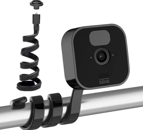 [1 Pack] Blink Camera Mount, Flexible Twist Mount for Blink Outdoor Camera/Blink Indoor Camera/All-New Blink Outdoor 4 (4th Gen)/ Blink Mini/Blink XT/ XT2,Blink Camera Mount Sturdy,Black…