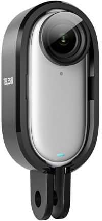 TELESIN Insta360 GO 3 Action-Kamera, Stativ-Montageadapter, Kunststoffrahmen, Montage-Schutzhülle, kompatibel mit Insta360 Zubehör